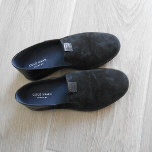 Cole Haan Women's Black Suede Loafers Women Size 5.5